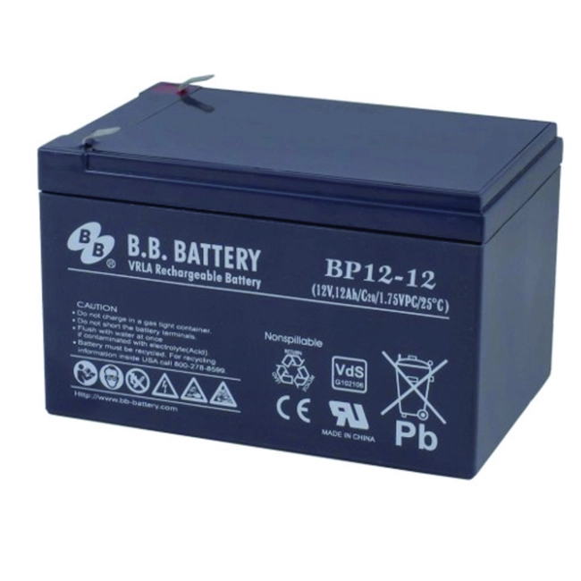 Сменные аккумуляторы АКБ для ИБП B.B. Battery Аккумуляторная батарея B.B. Battery BC 12-12 BP 12-12 (12 В)