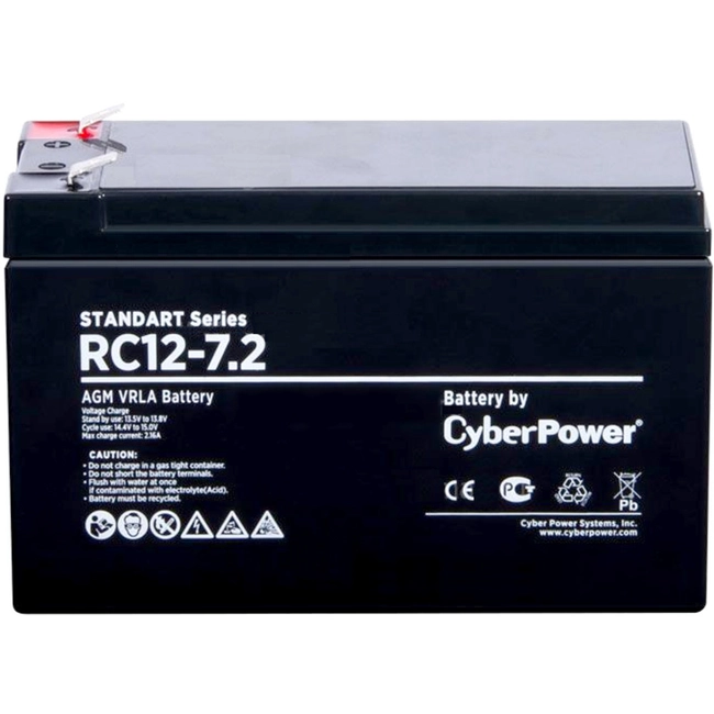 Сменные аккумуляторы АКБ для ИБП CyberPower STANDART series RС 12-7.2 (12 В)