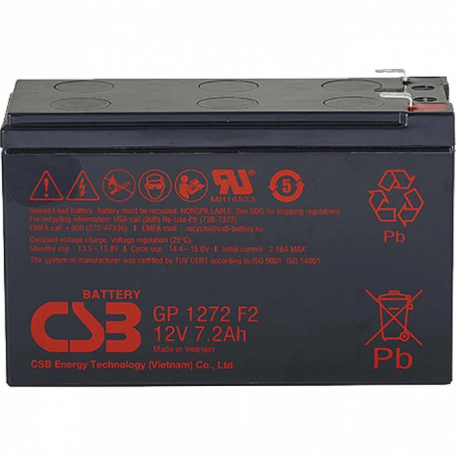 Сменные аккумуляторы АКБ для ИБП GP 1272 F2 (12 В)