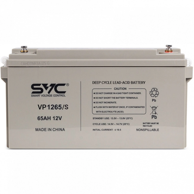 Сменные аккумуляторы АКБ для ИБП SVC VP1265/S (12 В)