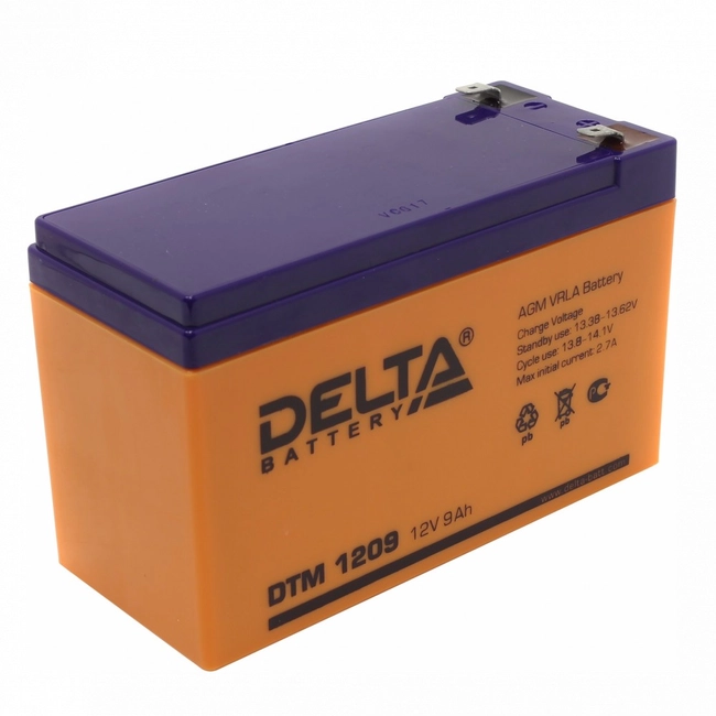 Сменные аккумуляторы АКБ для ИБП Delta Battery DTM 1209 12V9Ah (12 В)