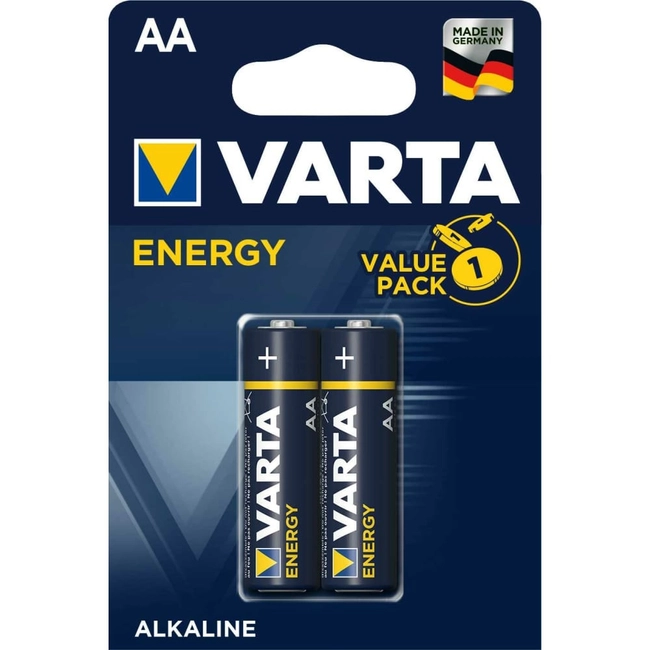 Батарейка VARTA ENERGY LR6 AA BL2 Alkaline 1.5V 04106229412