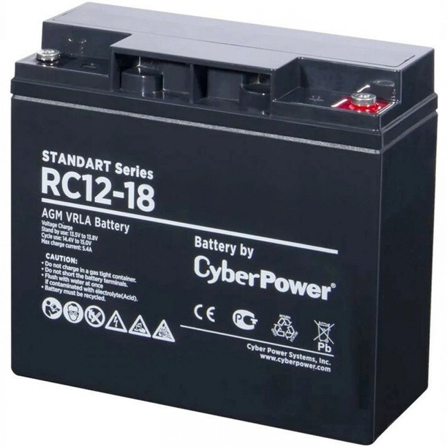 Сменные аккумуляторы АКБ для ИБП CyberPower RC12-18 (12 В)