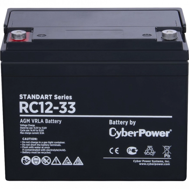Сменные аккумуляторы АКБ для ИБП CyberPower RC12-33 (12 В)