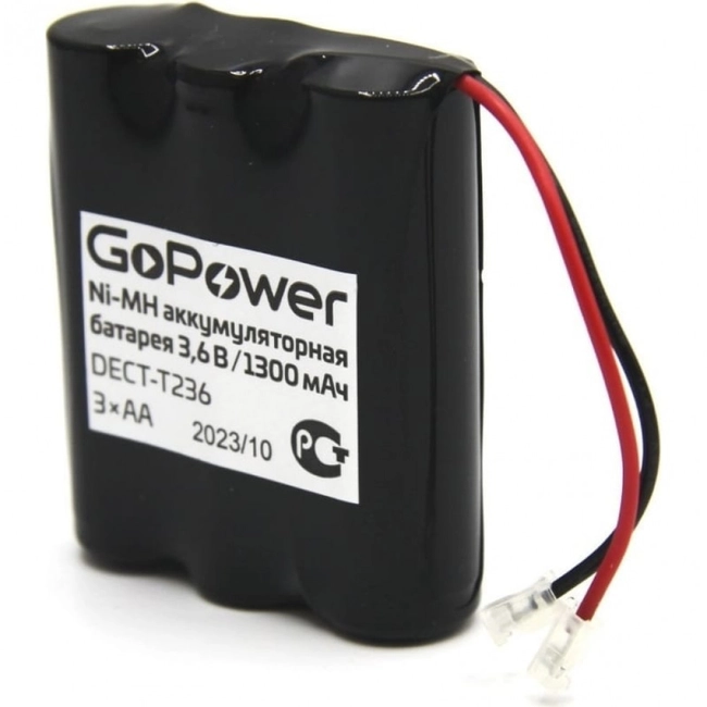 Батарейка GoPower T236 PC1 NI-MH 1300mAh 00-00015312