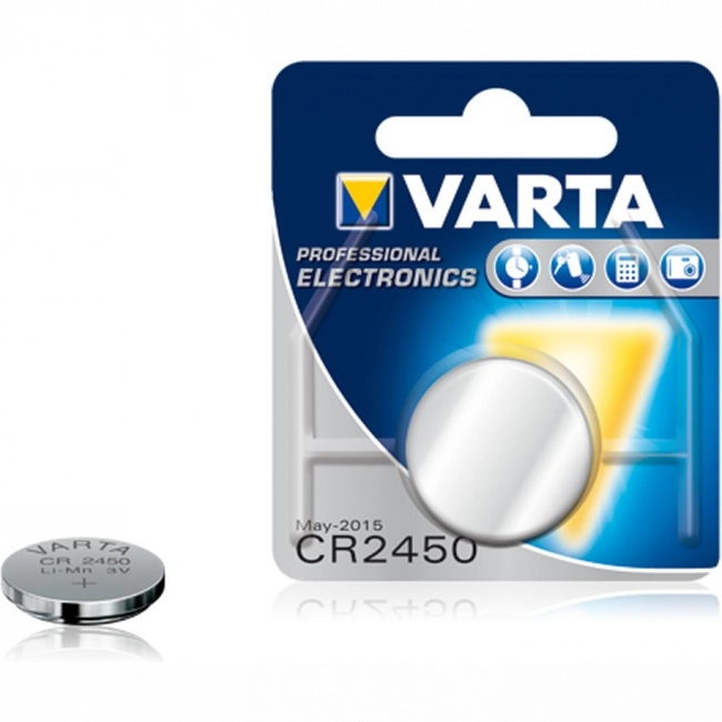 Батарейка VARTA ELECTRONICS CR2450 BL1 Lithium 3V 06450101401