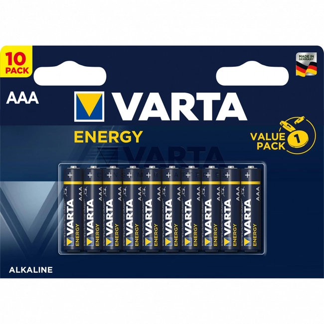 Батарейка VARTA ENERGY LR03 AAA BL10 Alkaline 1.5V 04103229491