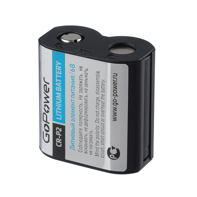 Батарейка GoPower CR-P2 BL1 Lithium 6V 00-00023063