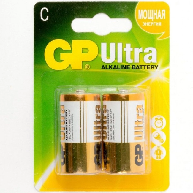 Батарейка GP Ultra Alkaline 14А C 4891199034473