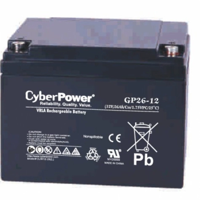 Сменные аккумуляторы АКБ для ИБП CyberPower Батарея для ИБП CyberPower GP26-12 (12 В)