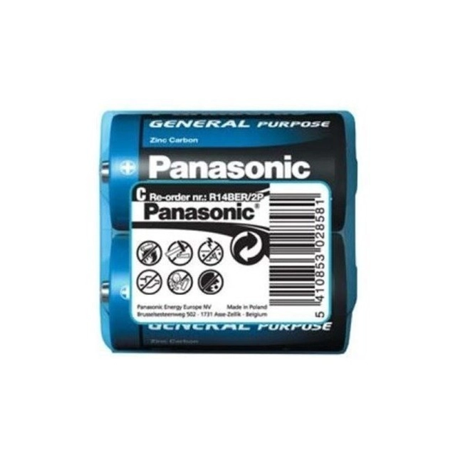 Батарейка Panasonic General Purpose C/2B R14BER/2P