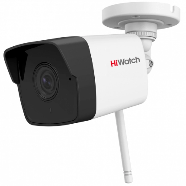 IP видеокамера HiWatch DS-I250W(B) 4 мм DS-I250W(B)(4MM) (Цилиндрическая, Уличная, WiFi + Ethernet, 4 мм, 1/2.7", 2 Мп ~ 1920×1080 Full HD)
