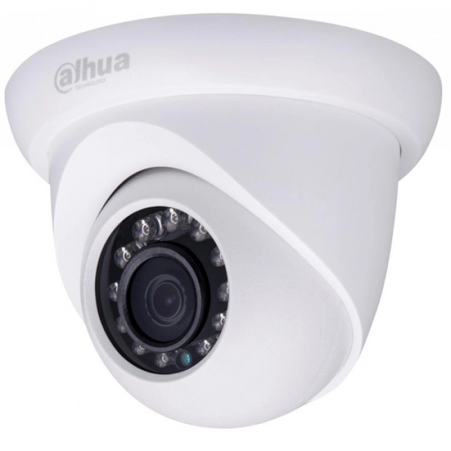 IP видеокамера Dahua IPC-HDW1420SP-0360B (Купольная, Внутренней установки, Проводная, 3.6 мм, 1/3", 4 Мп ~ 2688×1520)