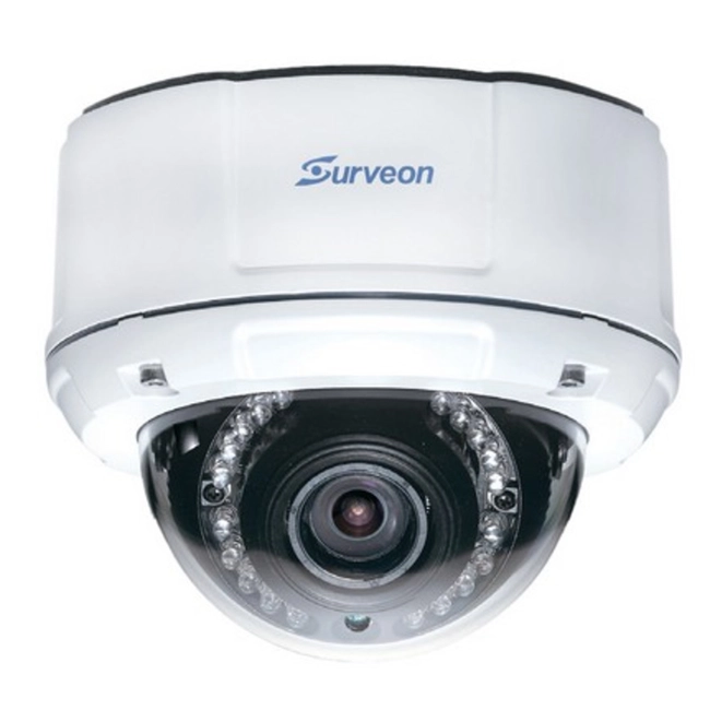 IP видеокамера Surveon CAM4371 (Купольная, Внутренней установки, Проводная, 3 ~ 9 мм, 1/2.8", 2 Мп ~ 1920×1080 Full HD)