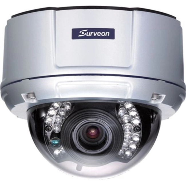 IP видеокамера Surveon CAM4571M (Купольная, Внутренней установки, Проводная, 4.5 ~ 9 мм, 1/2.5”, 5 Мп ~ 2560×1920)