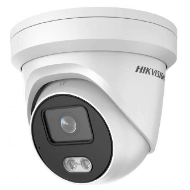 IP видеокамера Hikvision DS-2CD2327G2-LU(4MM) (Купольная, Внутренней установки, Проводная, 4 мм, 1/2.8", 2 Мп ~ 1920×1080 Full HD)