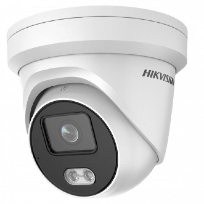 IP видеокамера Hikvision DS-2CD2327G2-LU(6MM) (Купольная, Внутренней установки, Проводная, 6 мм, 1/2.8", 2 Мп ~ 1920×1080 Full HD)