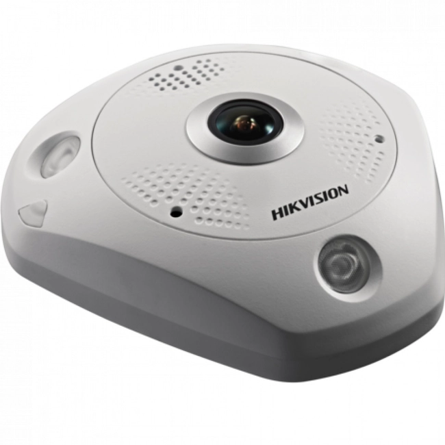 IP видеокамера Hikvision DS-2CD6365G0-IVS(1.27mm) (Рыбий глаз, Внутренней установки, Проводная, 1.27 мм, 1/1.8ʺ, 6 Мп ~ 3072x2048)