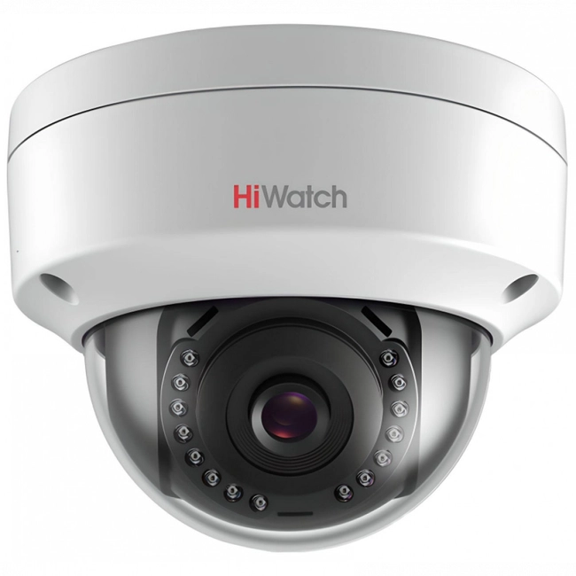 IP видеокамера HiWatch DS-I252L(4MM) (Купольная, Уличная, Проводная, 4 мм, 1/2.8", 2 Мп ~ 1920×1080 Full HD)