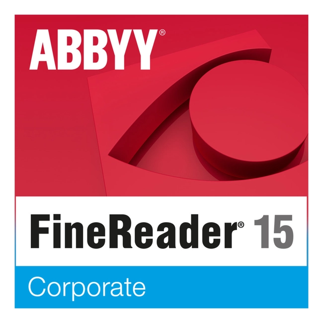 Софт ABBYY FineReader 15 Corporate AF15-3S4W01-102