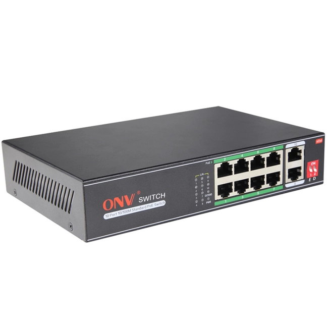 Коммутатор ONV H1108PLD (100 Base-TX (100 мбит/с))