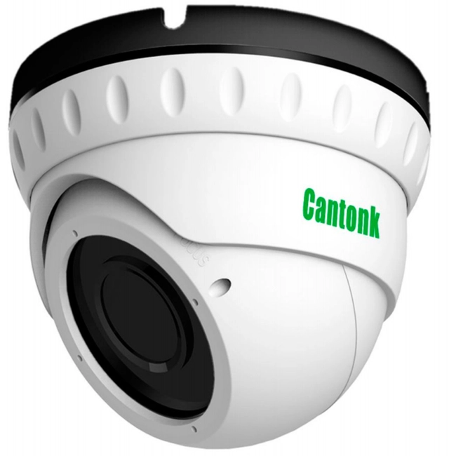 IP видеокамера Cantonk IP-SHR30-4MP IPSHR30H400 (Купольная, Внутренней установки, Проводная, 2.8 ~ 12 мм, CMOS, 4 Мп ~ 2688×1520)