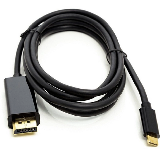 Кабель интерфейсный PowerPlant Type-C - DisplayPort 1.8 м 1312233 (USB Type C - Display порт)