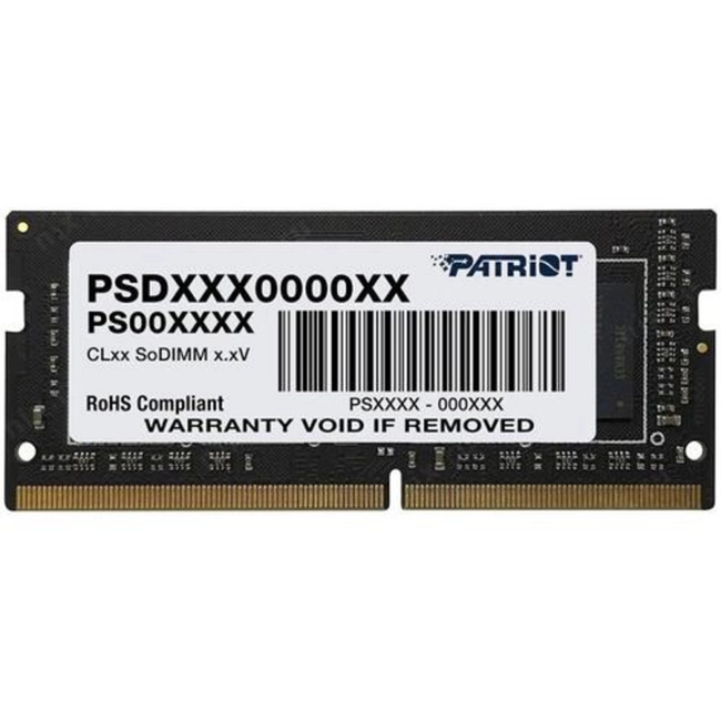 ОЗУ Patriot PSD44G266682S (SO-DIMM, DDR4, 4 Гб, 2666 МГц)