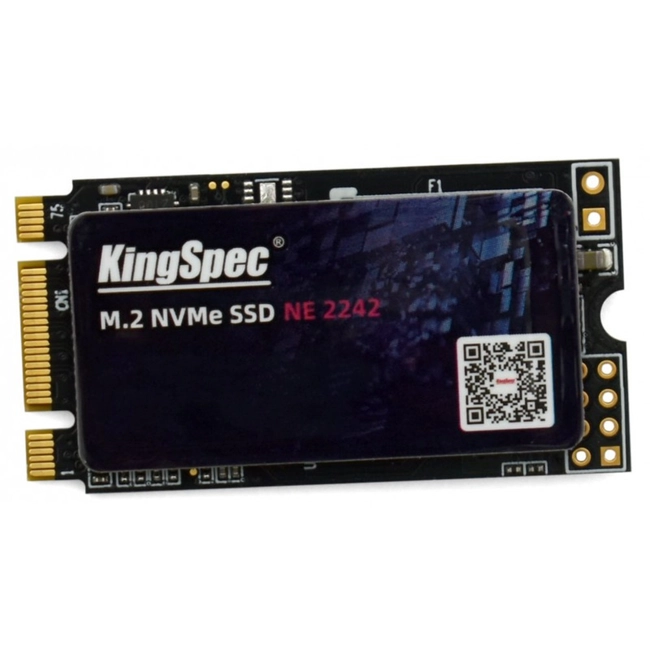 Внутренний жесткий диск KingSpec NE-128 2242 (SSD (твердотельные), 128 ГБ, M.2, NVMe)