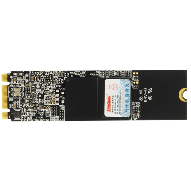 Внутренний жесткий диск KingSpec NT-64 2280 (SSD (твердотельные), 64 ГБ, M.2, SATA)