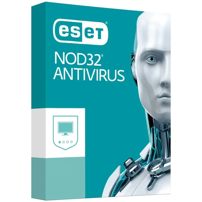 Антивирус Eset NOD32, подписка на 1 год, на 1 ПК NOD32-ENA-NS(ABOХ)-1-1 KZ (Первичная лицензия)