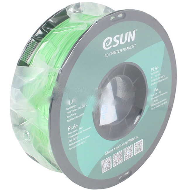 Расходный материалы для 3D-печати ESUN 3D PLA+ Пластик Peak Green-Салатовый/1.75mm/1kg/roll PLA+175V1
