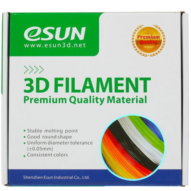 Расходный материалы для 3D-печати ESUN 3D PETG Пластик eSUN solid silver/1.75mm/1kg/roll PETG175SS1