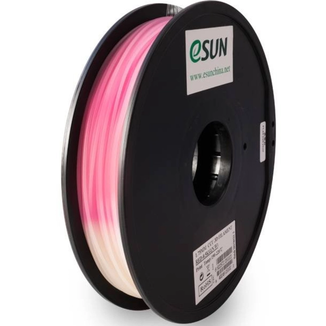 Расходный материалы для 3D-печати ESUN 3D Color Change by UV, 1.75mm, eSUN Red, 0.5kg/roll CCU175R05