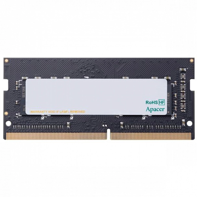 ОЗУ Apacer 8 ГБ A4S08G26CRIBH05-1 (SO-DIMM, DDR4, 8 Гб, 2666 МГц)