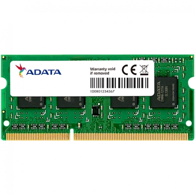 ОЗУ ADATA 4 ГБ ADDS1600W4G11-S (SO-DIMM, DDR3, 4 Гб, 1600 МГц)