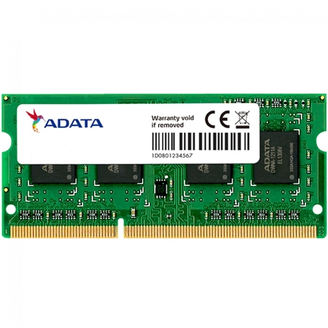ОЗУ ADATA 8 ГБ ADDS1600W8G11-S (SO-DIMM, DDR3, 8 Гб, 1600 МГц)