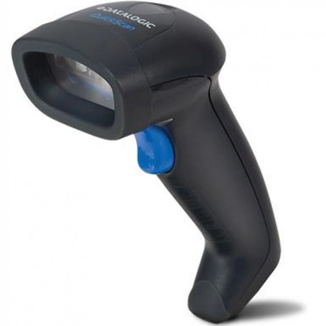 Сканер штрихкода Datalogic QuickScan QD 2430 QD2430 (Com (RS232), Черный, Ручной проводной, 2D)
