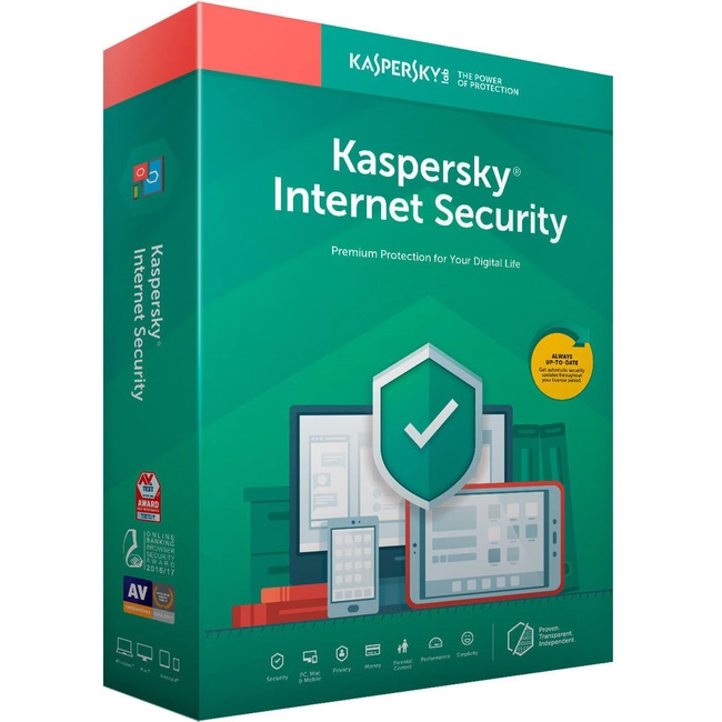 Антивирус Kaspersky Internet Security Kazakhstan Edition 3-Device 1 year KL19390CCFR (Продление лицензии)