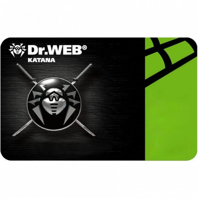 Антивирус Dr.Web Katana на 12 м 4 ПК LHM-KK-12M-4-A3 (Первичная лицензия)