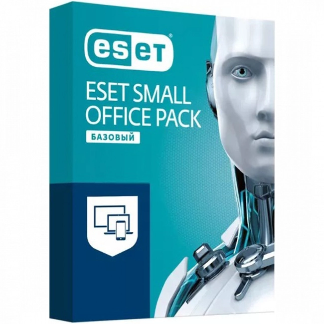 Антивирус Eset Small Office Pack Базовый newsale for 3 users NOD32-SOP-NS(KEY)-1-3 KZ
