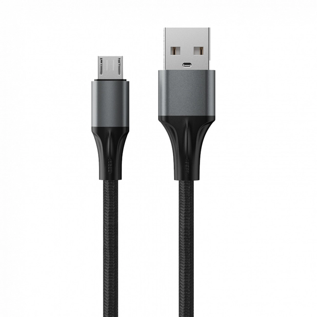 Кабель интерфейсный Accesstyle AM24-F100M Black (USB Type A - USB Type B micro)
