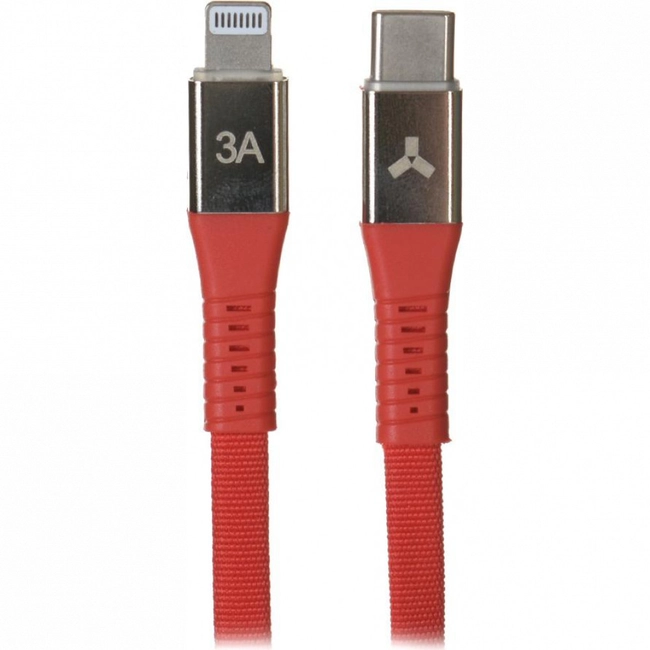 Кабель интерфейсный Accesstyle CL30-F200SS Red (USB Type C - Lightning (8pin))