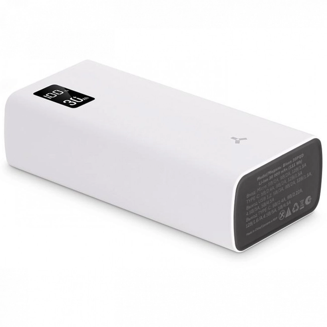 Power Bank Accesstyle Bison 30PQD White (30000 мАч, Белый)