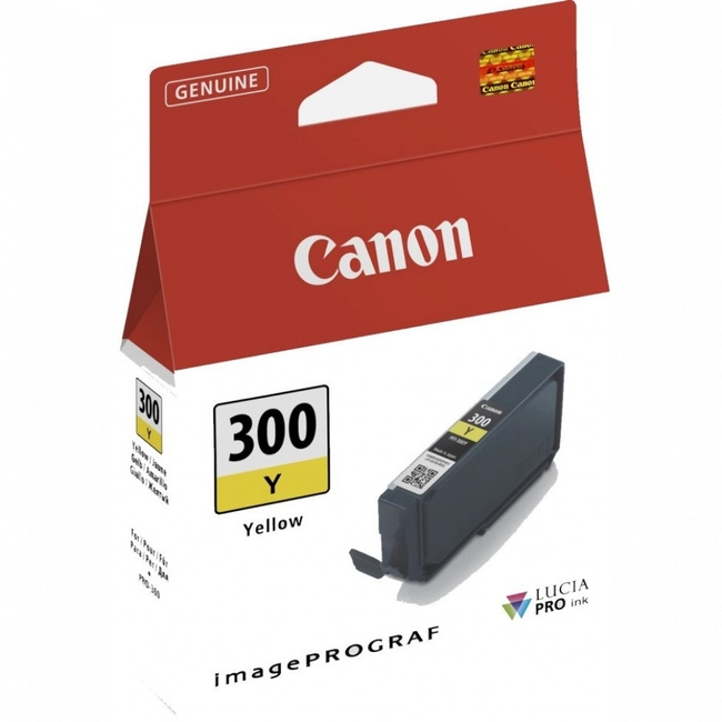 Струйный картридж Canon LUCIA PRO Ink PFI-300 Y 4196C001
