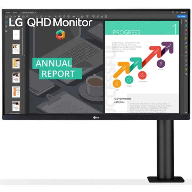 Монитор LG 27QN880-B.ADRZ (27 ", IPS, WQHD 2560x1440 (16:9), 75 Гц)