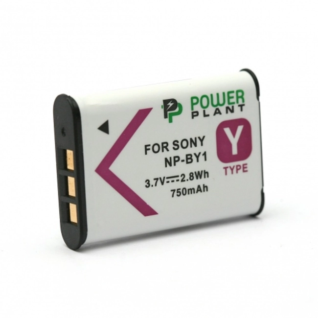 Аксессуар для фото и видео PowerPlant Aккумулятор Sony NP-BY1 750mAh DV00DV1409