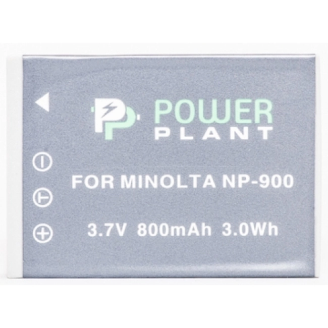 Аксессуар для фото и видео PowerPlant Аккумулятор Minolta NP-900, Li-80B 800mAh DV00DV1070