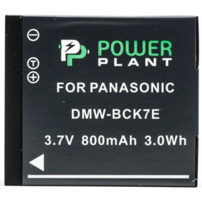 Аксессуар для фото и видео PowerPlant Аккумулятор Panasonic DMW-BCK7E 800mAh DV00DV1301