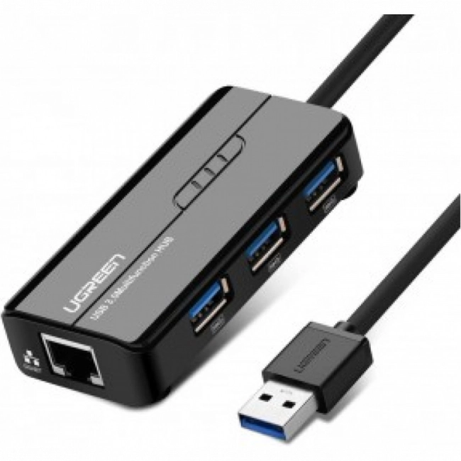 UGREEN USB 3.0 Hub with Gigabit Ethernet Adapter 20265